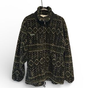 Columbia black and gray Cozy Fleece Jacket L